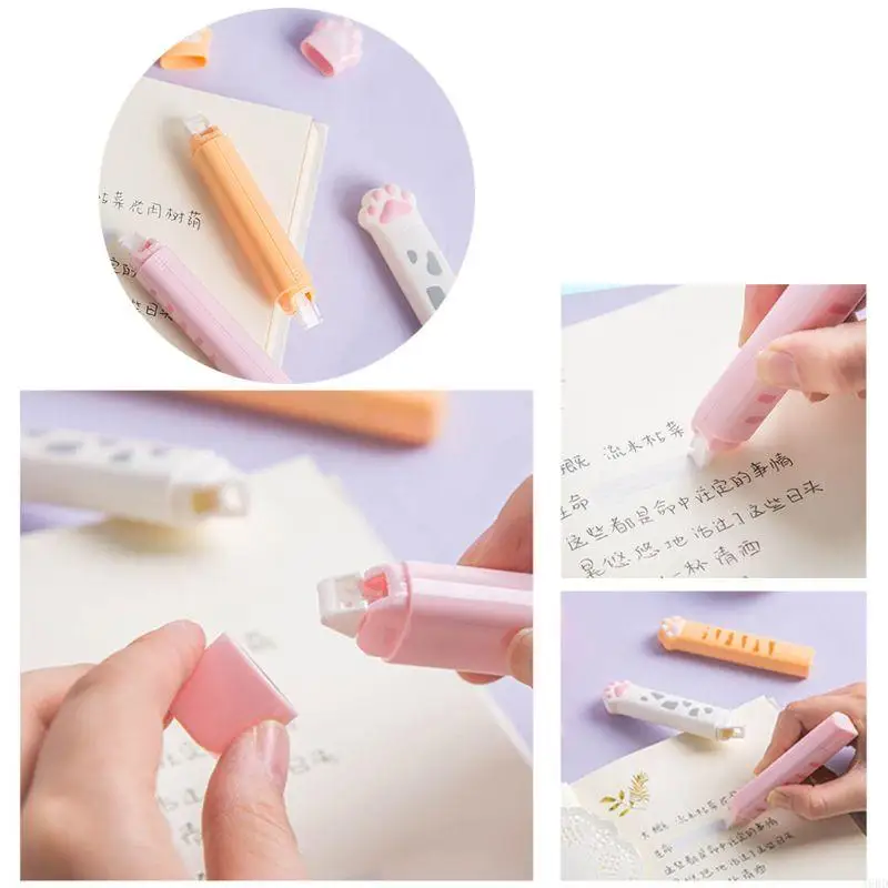 

A9BD for Cat Paw Roller Correction Tape Stationery Corrector Student Altered Tapes School Office Supplies