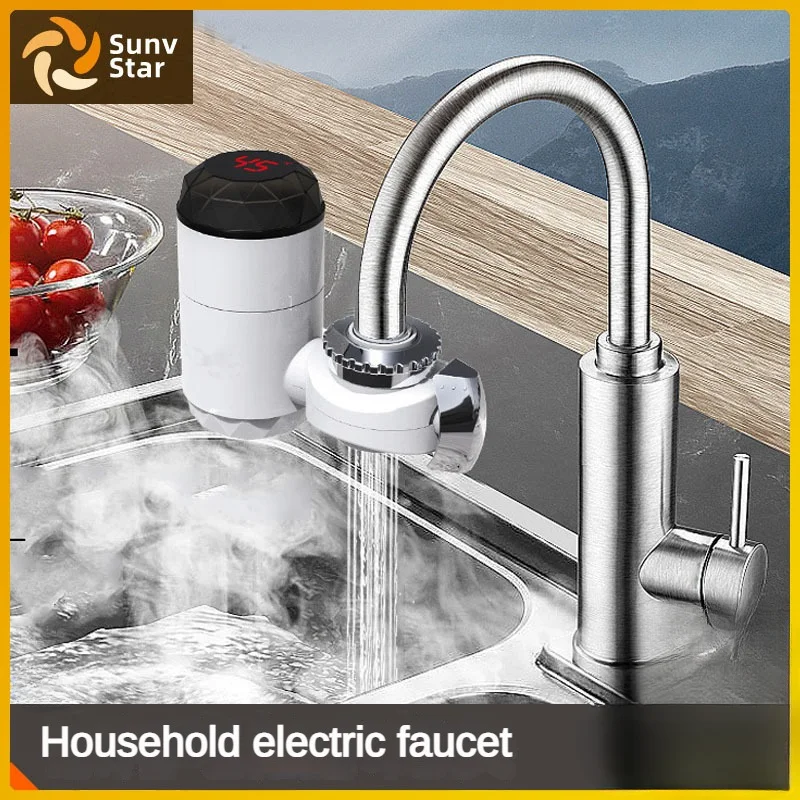 

No installation of electric faucet quick heating household instant heating tap water heating connection