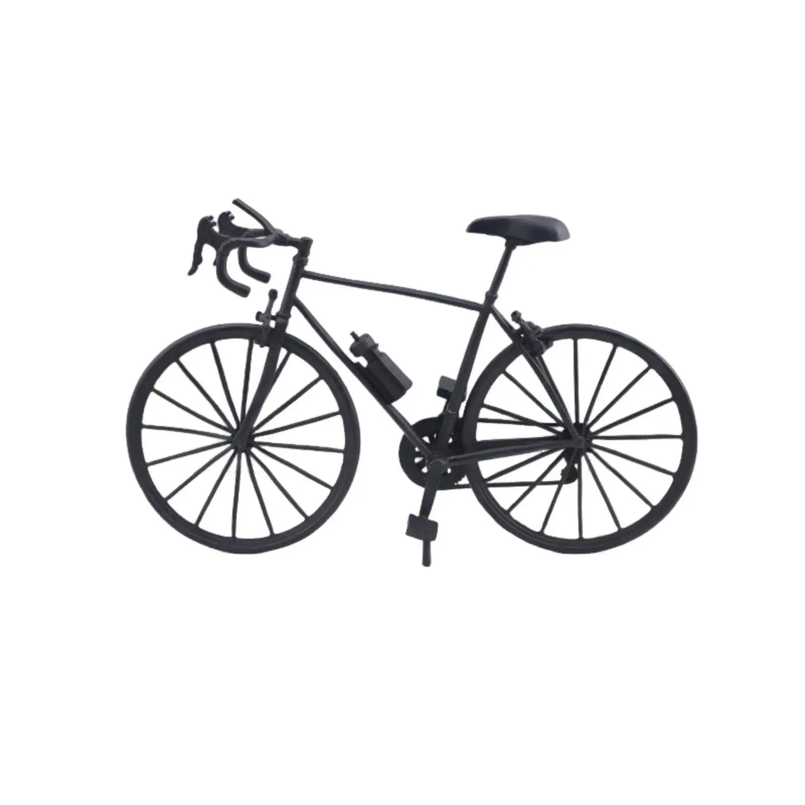 Iron Cycle Sculpture Self-Standing Table Decoration for Study Room, Bookshelf