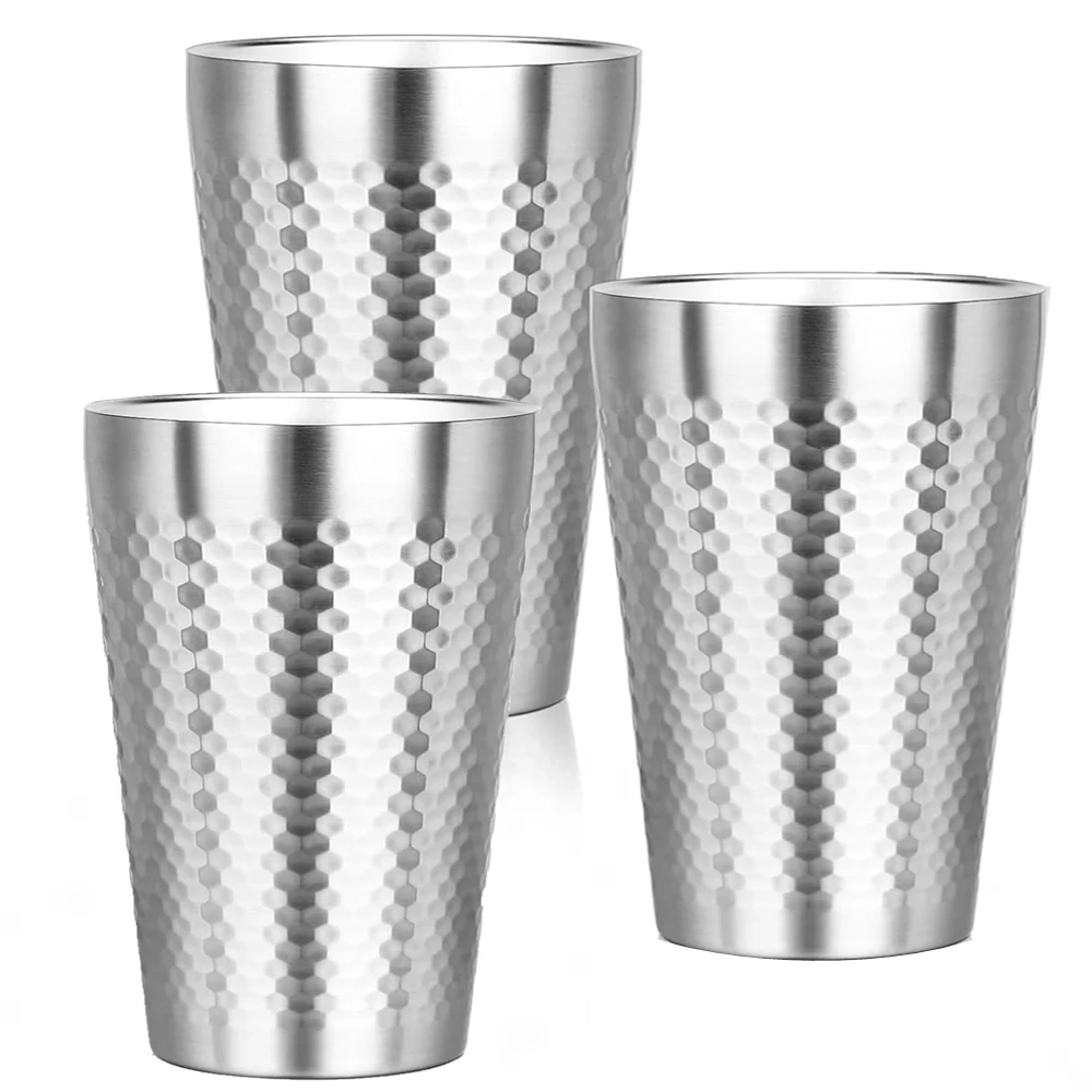 Set Of 3 Metal Cups… - image