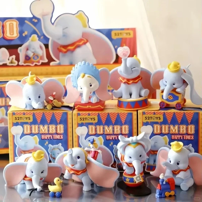 

52TOYS Dumbo Happy Time Series слепая коробка анимация аниме фигурка модель кавайное украшение фигурка подарок на день коллекция игрушек