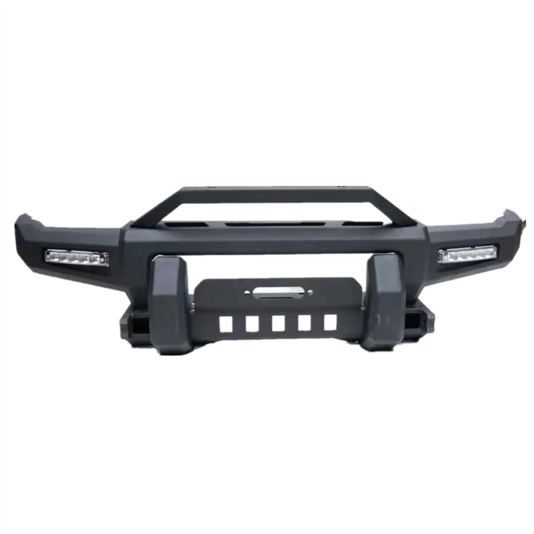 Offroad Front Bumper, for Suzuki Jimny JB64 JB74, 4x4 Steel Bull Bar Guard, with Winch Mount, Extreme Trail Safari Armor