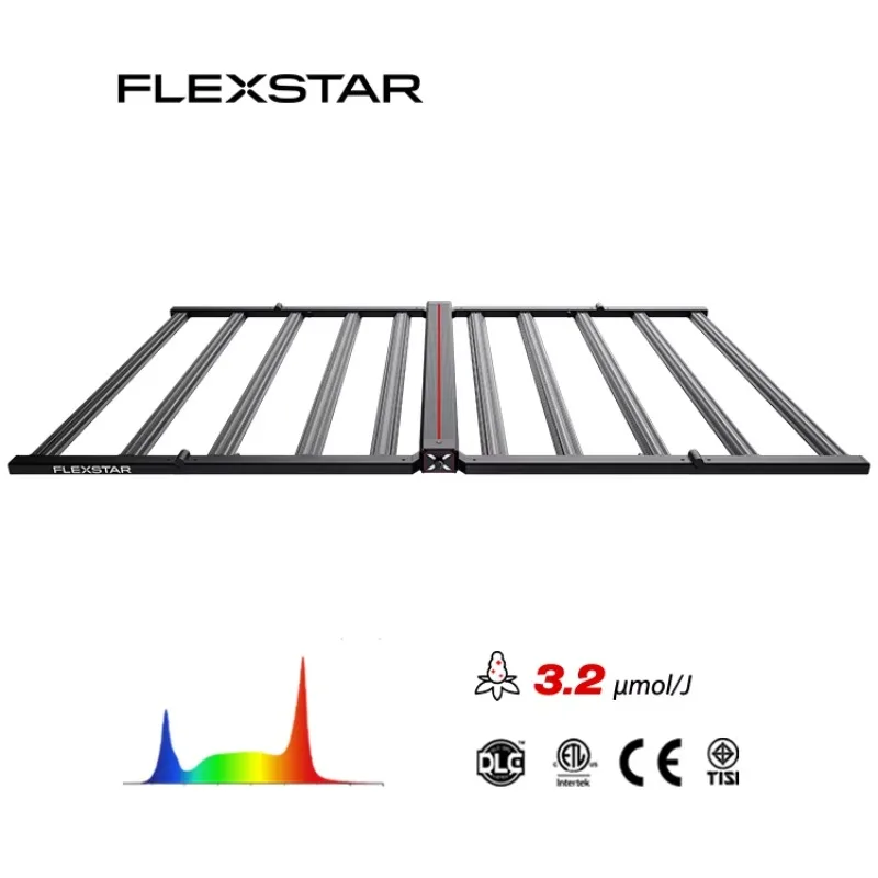 High Yields 3.2umol/J Flexstar Redline Att Grow Light Full Spectrum With 5-year Warranty