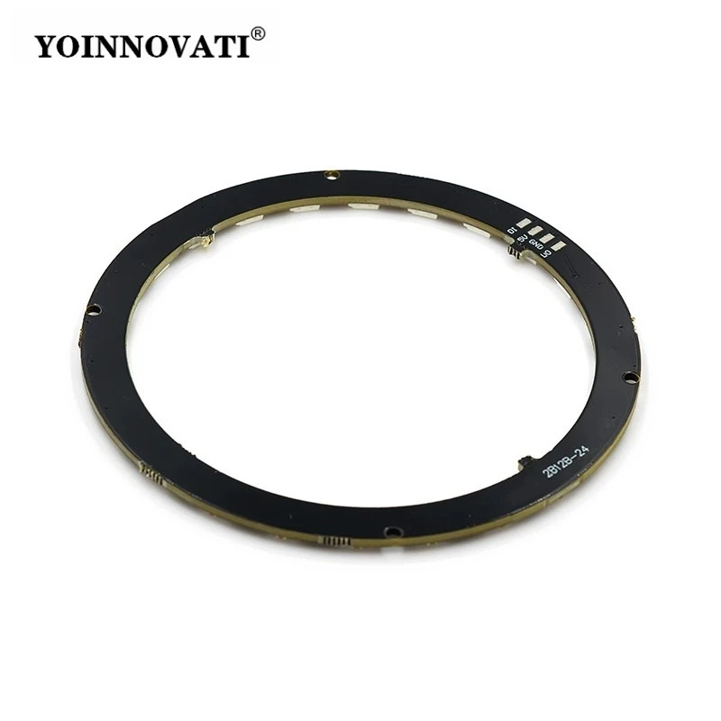 WS2812B Module Strip 24 Bits 24 X WS2812 5050 RGB LED Ring Lamp Light with Integrated Drivers Ws2812 RGB 24