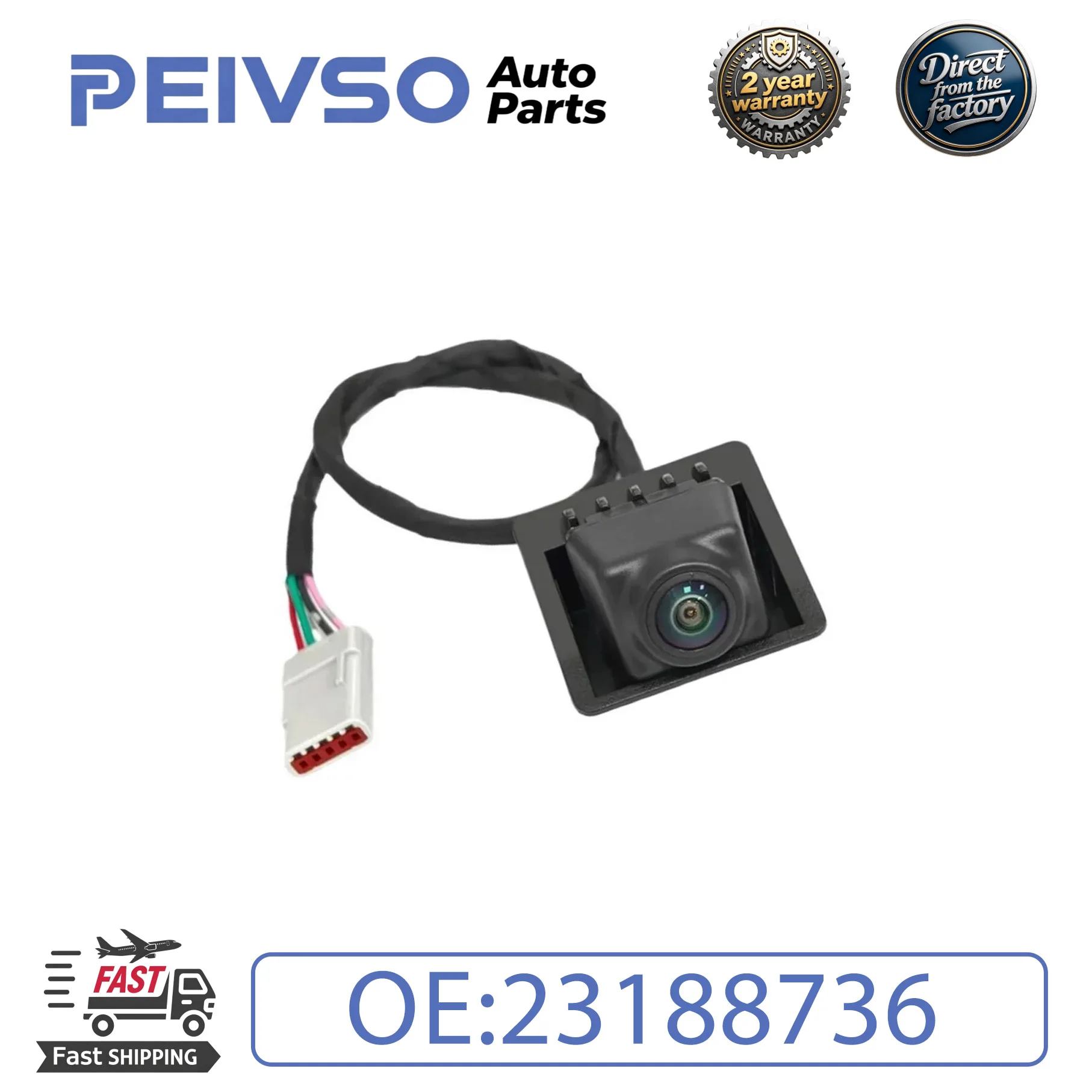 PEIVSO 23188736 High Quality Rear View Backup Parking Camera For GMC Terrain SL 2018-2024