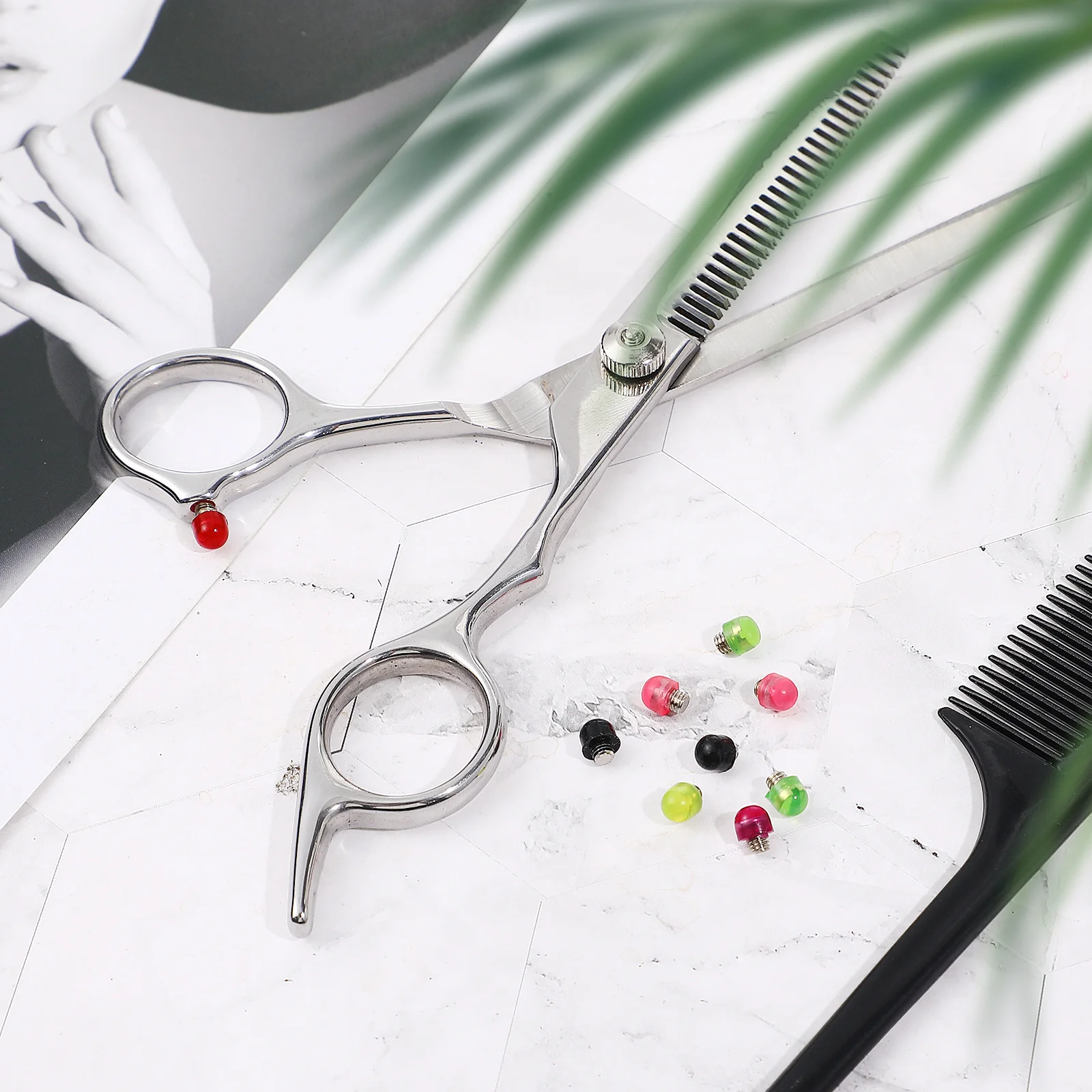 10 قطعة مقص عر مصدات استبدال لأدوات صالون الحلاقة مقص اكسسوارات صغيرة الخمار معدات تهذيب الحيوانات الأليفة