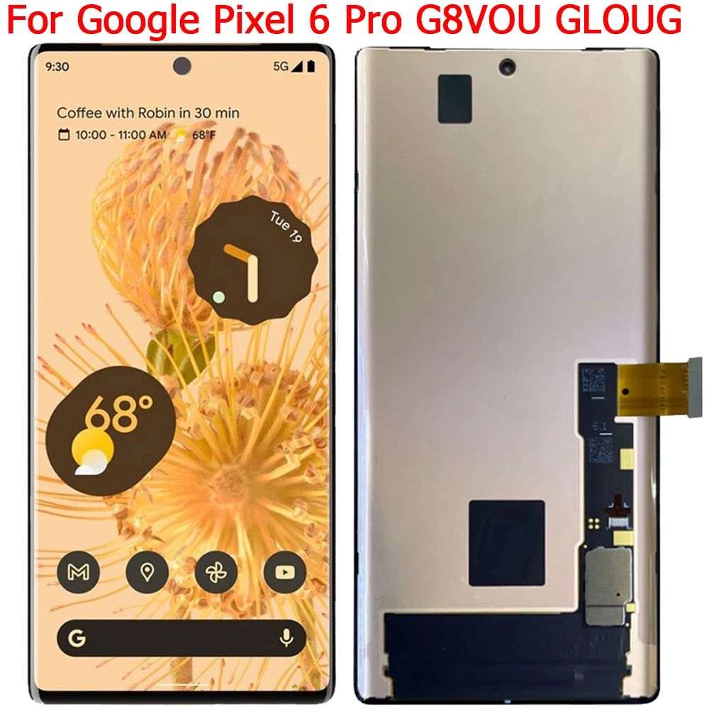 For Google Pixel 6 Pro LCD Display Touch Screen With Frame 6.7\