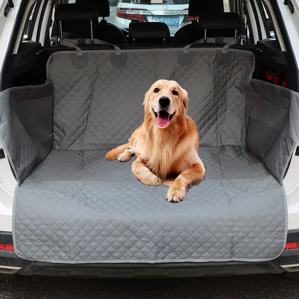 Dog Car Seat Cover Pet Travel Dog Carrier Car Trunk Mat Waterproof SUV Cargo Liner For Dogs Washable Free Shipping Items Mochila