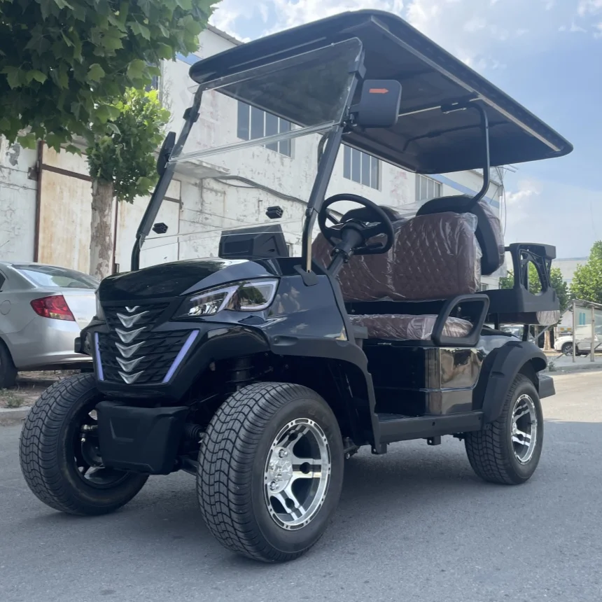 Off-Road Golf Cart 4 Wheel Drive Independent Front Suspension Light Auto Park System Ball Washer Electric Golf Cart