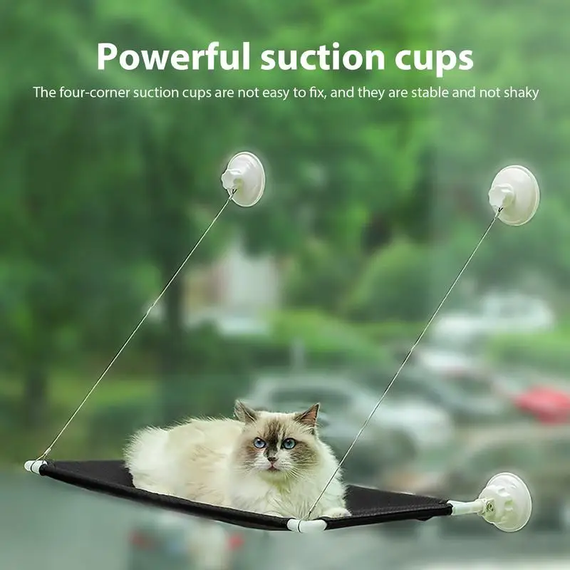 Cat Window Perch Pet Hammock Aerial House Kitten Foldable Cat Window Hammock Pet Resting Seat Safety Hammock For puppies pets