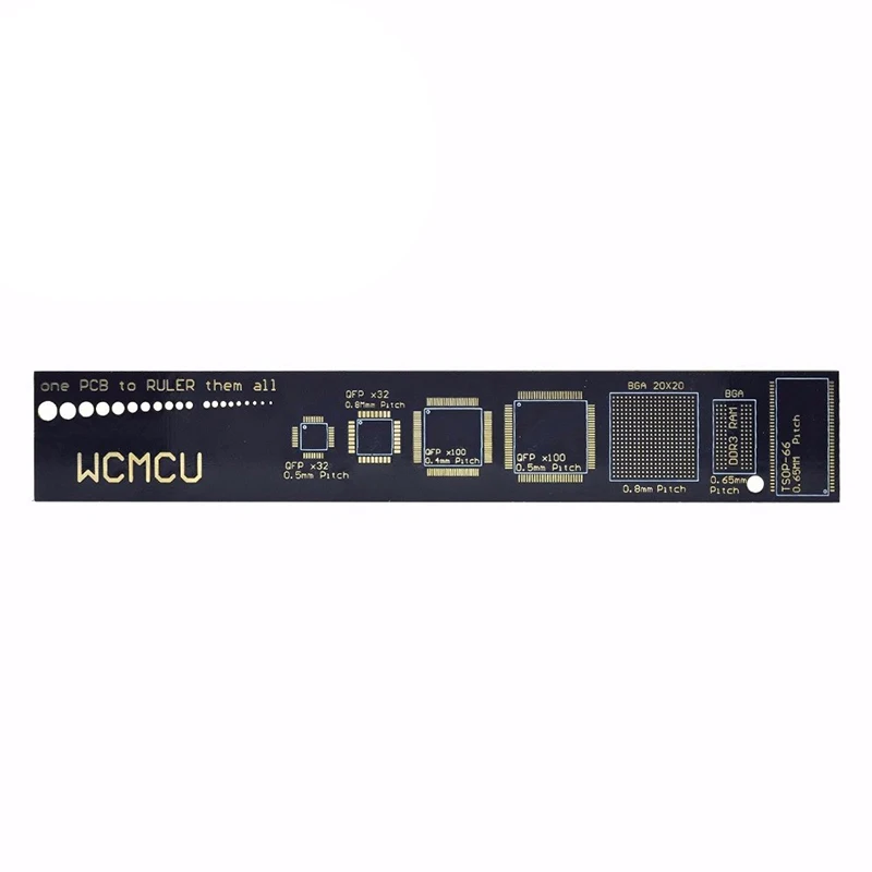Régua PCB para engenheiros eletrônicos para fabricantes de Geeks para fãs Arduino Régua de referência PCB Unidades de embalagem PCB v2 - 6