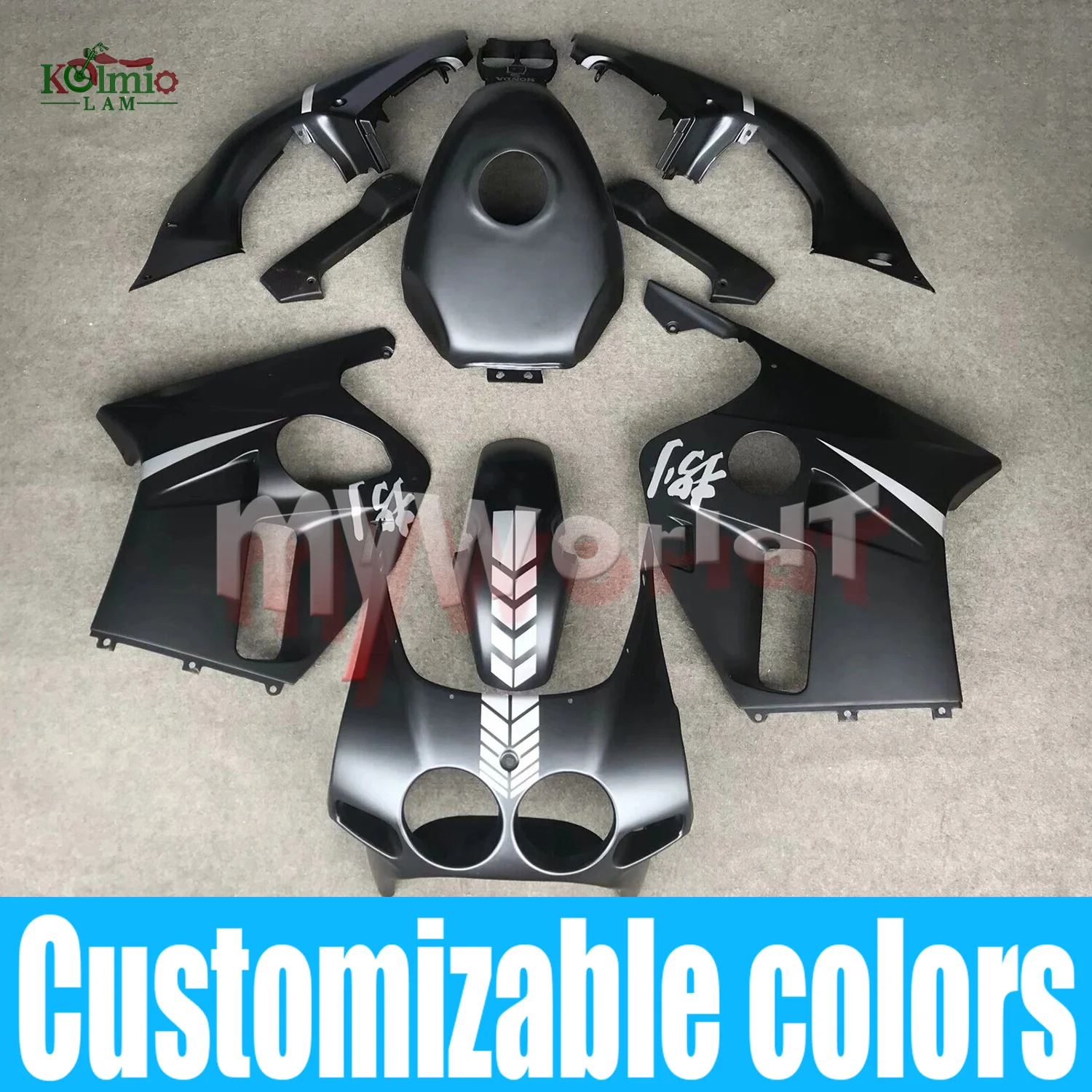 Fit for Honda CBR250R MC19 1988 - 1989 Motorcycle Plastic Shell Fairing Bodywork Panel Kit Set CBR250 CBR 250 R NC19 CBR19