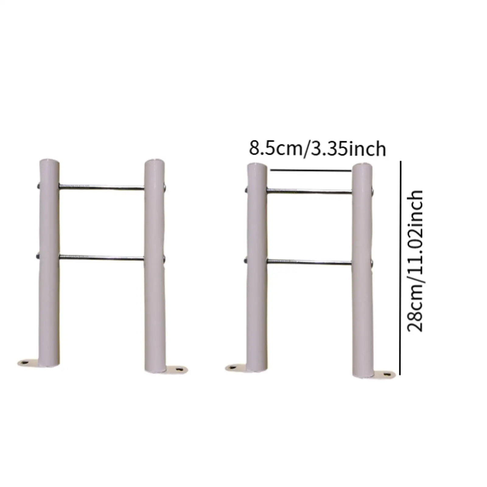 2 Pieces Radiator Floor Brackets Space Saving Reliable Portable Multipurpose Stable Lightweight Floor Mount Radiator Legs