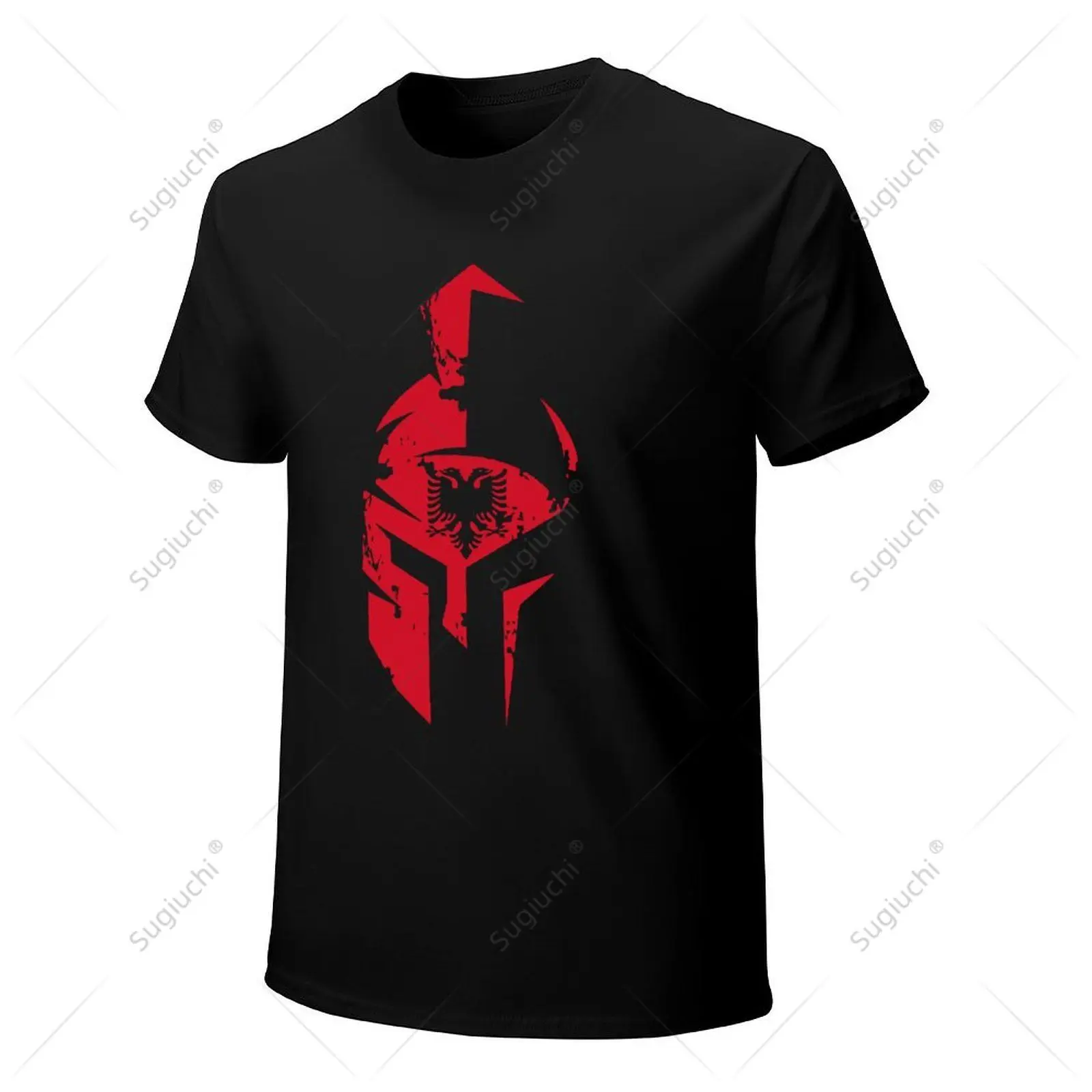 Unisex Men Albanian Flag Warrior Shqip Shqiponja Albanian Eagle Tshirt Tees T Shirts Women Boys 100% Cotton T-Shirt