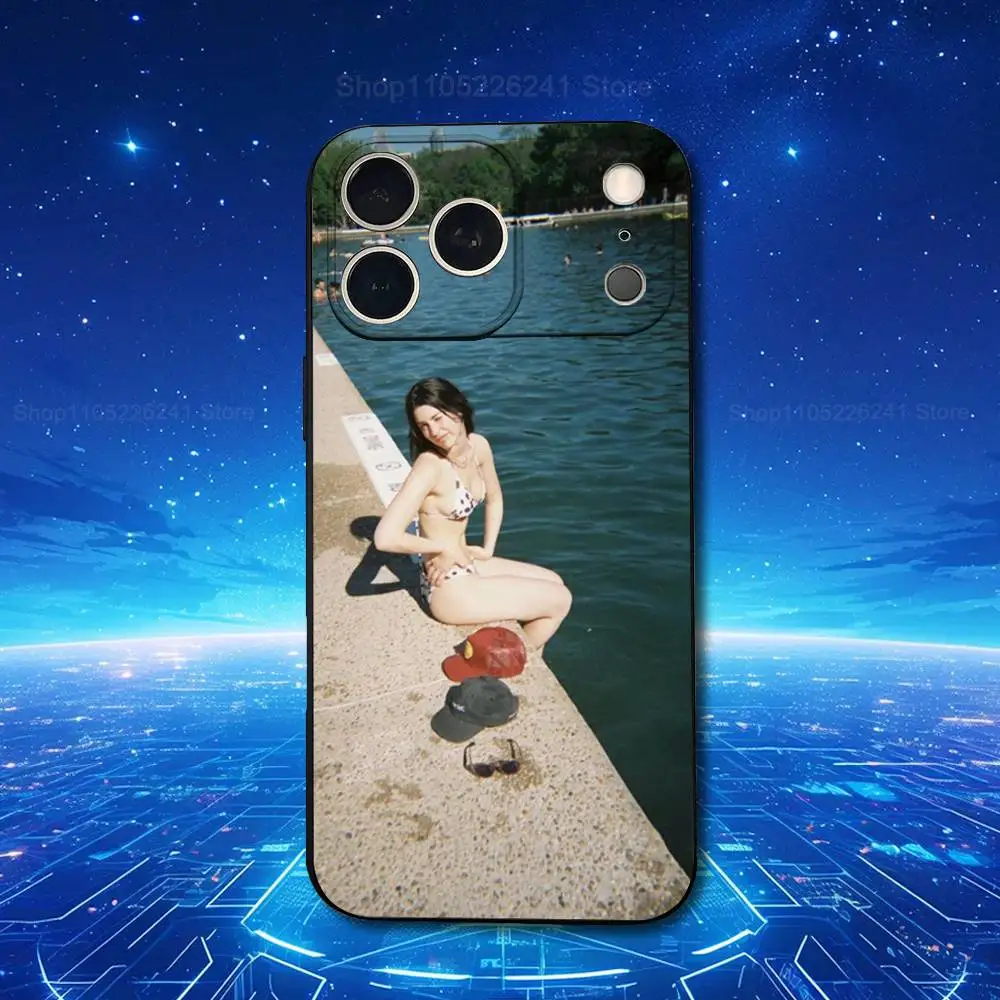 G-Gracie Singer A-Abrams Handyhülle für iPhone 17,16,15,14,13,12,11,Plus,Pro Max,XS,X,XR,SE,Mini,8,7,Weiches Silikon Schwarz