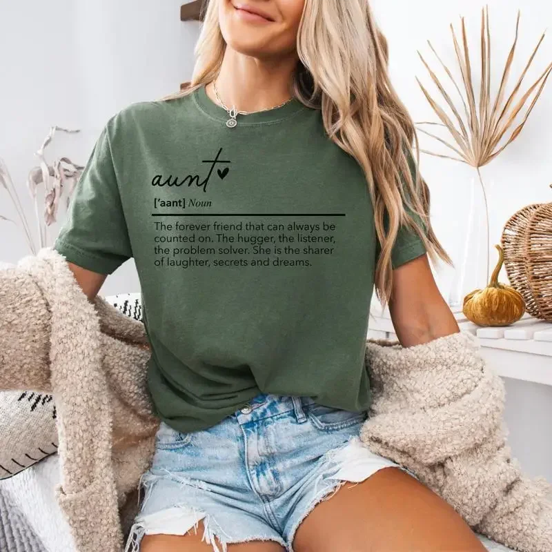 Aunt Definition T Shirt For Aunts Oversized Funny Auntie Statement Birthday