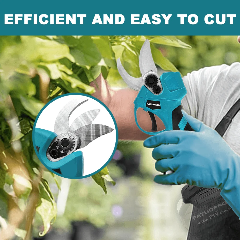 30MM Cordless Brushless Electric Pruning Shears Fruit Tree Pruner Branches Cutter Power Tools For Makita 18V Battery(No Battery)