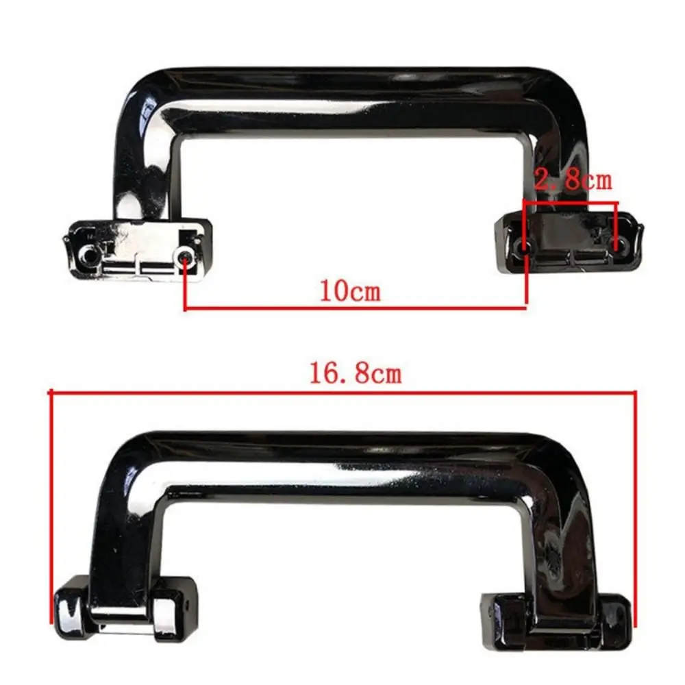 

Portable Black Silver Luggage Box Handle Plastic Travel Supplies Suitcase Case Handle Replacement Repair Luggage Carrying Handle