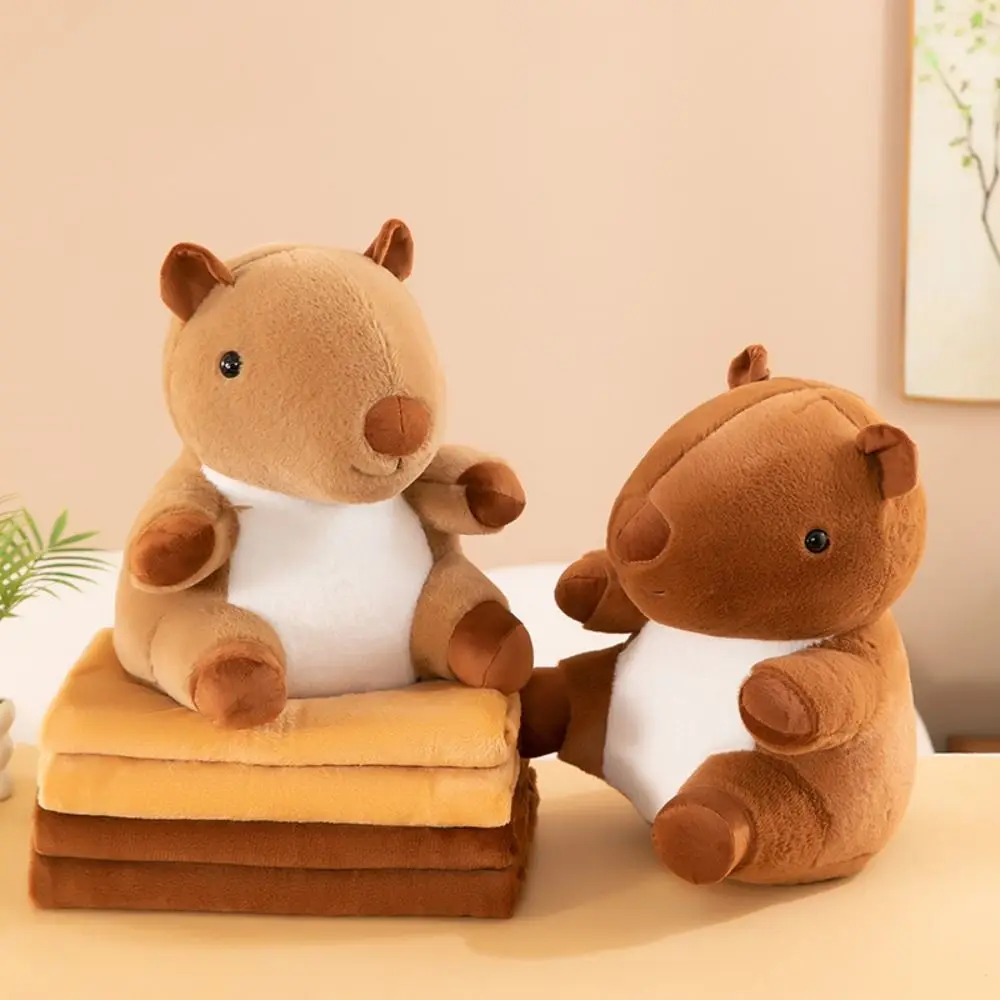 

Simulation French Fries Capybara Plush Toy Cute Doll Cloth Doll Capibara Anime Fluffty Toy Soft 38cm Capybara Plush Doll