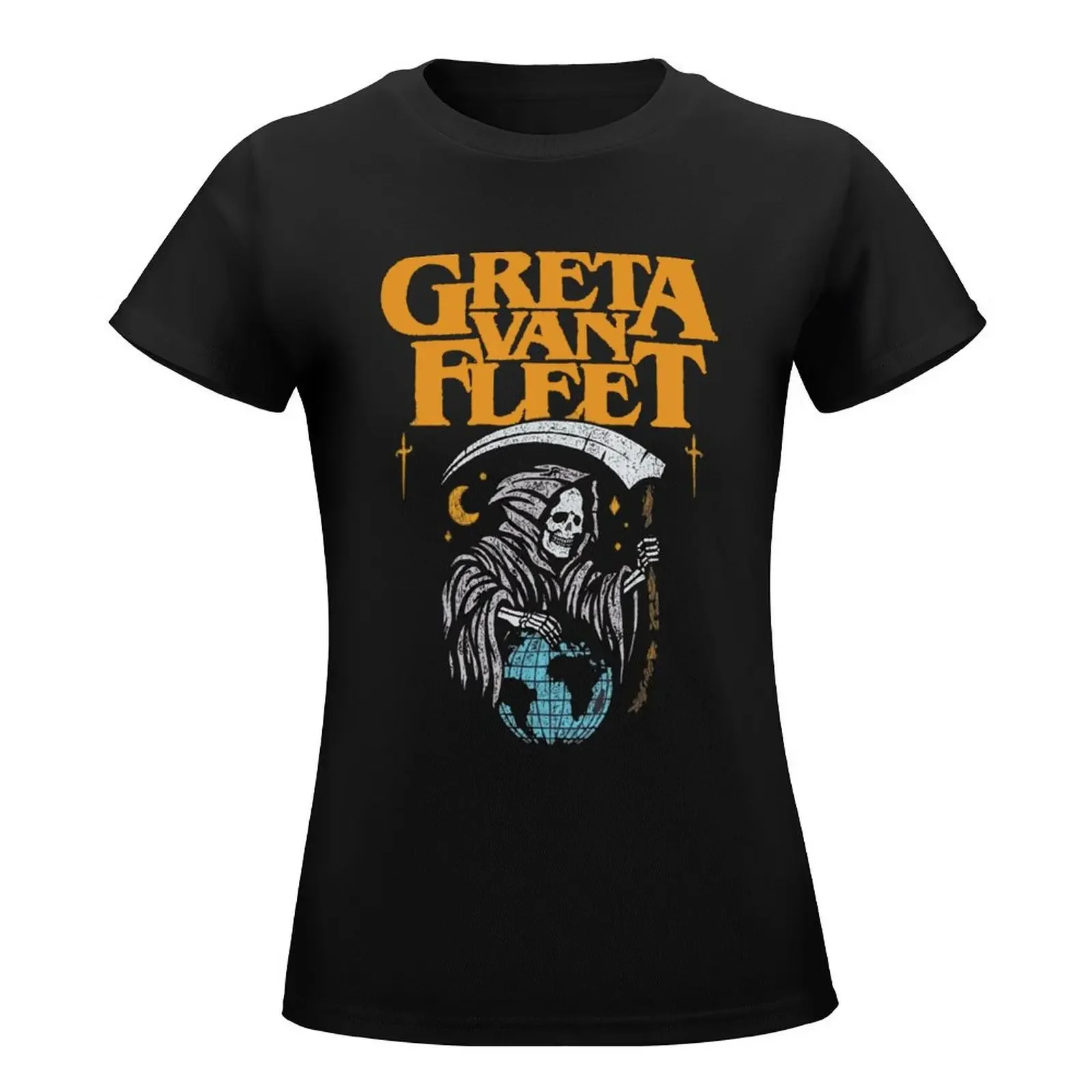 Greeta van fleet4 Greta Van Fleet Shirt, Retro Musical Shirt, Greta Van Fleet Rock Band Shirt, Boho T-Shirt