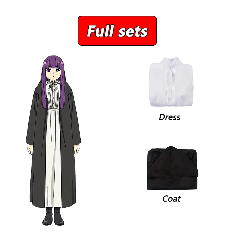 Freeze Remote Cosplay Costume parrucca Anime Freeze Beyond Journey End Remote Cosplay Dress Jacket uniforme costumi di Halloween donne