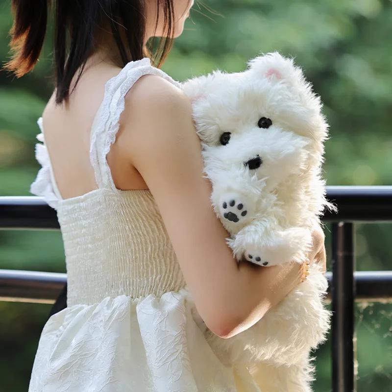 Kawaii Western Highlands Rucksack Super realistische Welpentasche Stofftier Plüschtier Kindergeschenk Ein Geburtstagsgeschenk