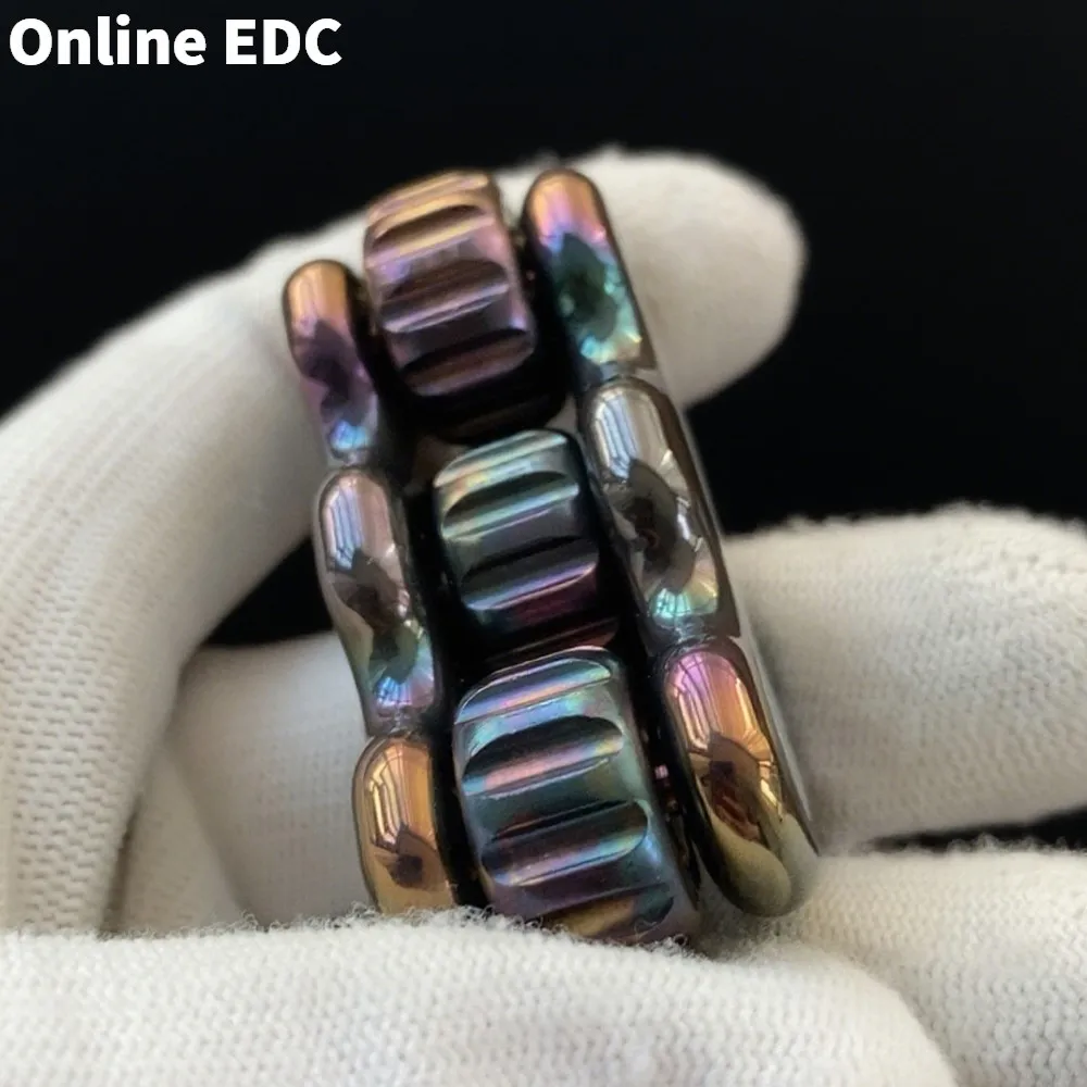 使用 EDC おもちゃローグジルコニウムカラフルなスピードフィジェットスライダーストレスリリーフおもちゃフィジェットおもちゃ大人のためのノベルティおもちゃ
