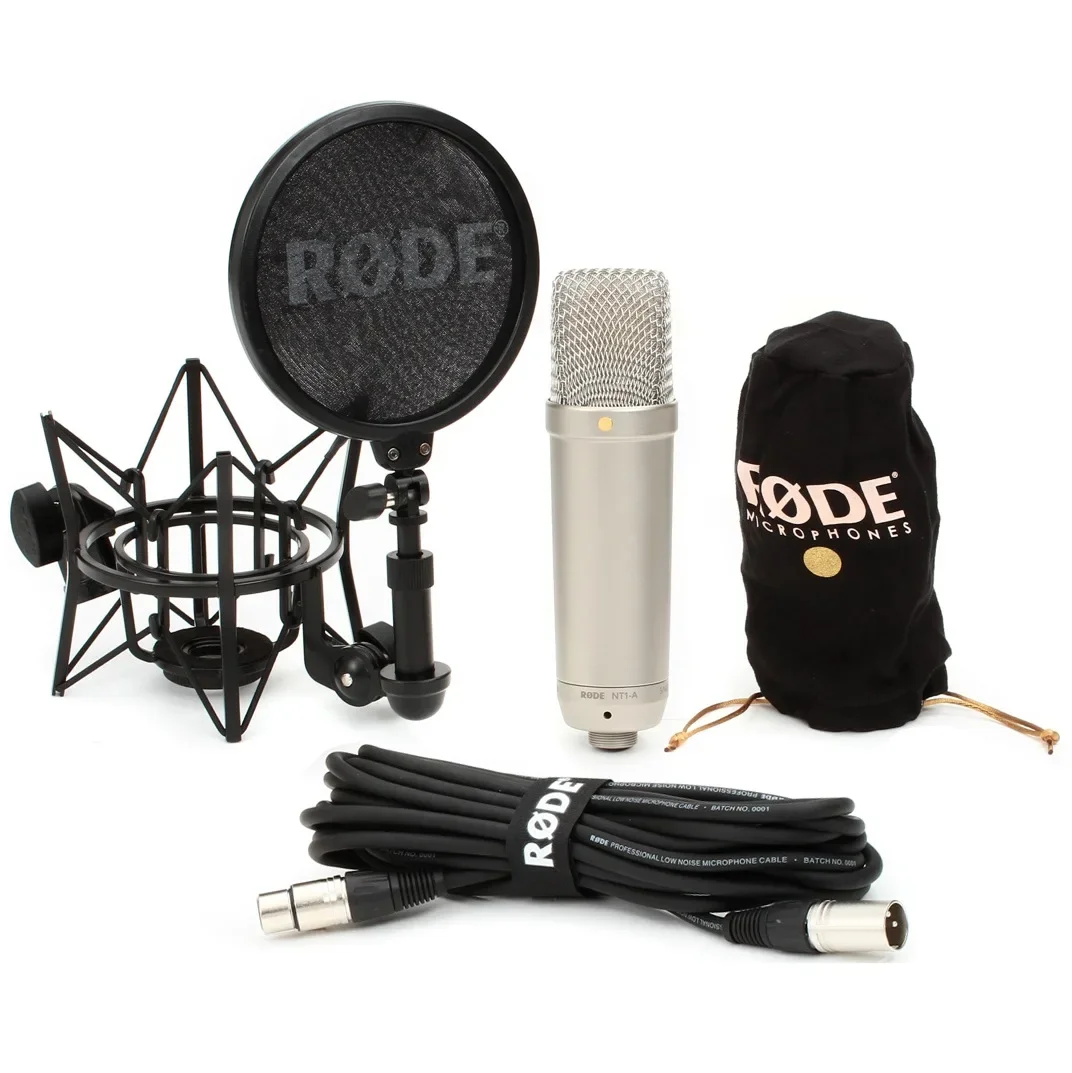

TLF RODE NT1 -5th Large Diaphragm Vocal Capacitor Microphone Professional Home Live K-Song Microphone Recording Studio