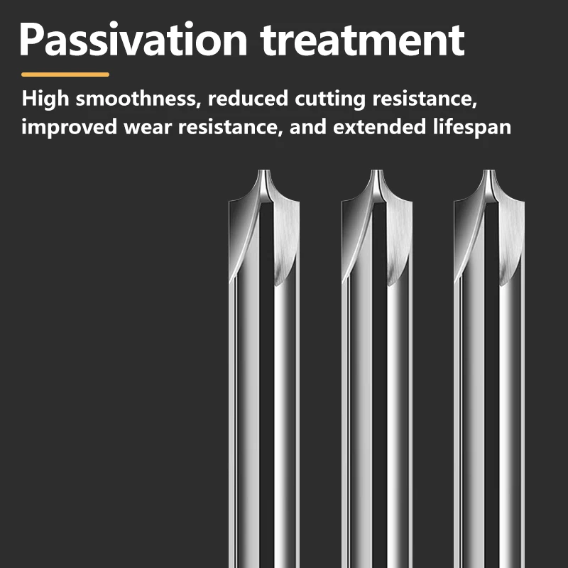 Inner R Milling Cutter 4 Flutes Carbide R Angle Aluminum end mill DLC coating chamfering reverse R cutter R0.3-R7 EndMill