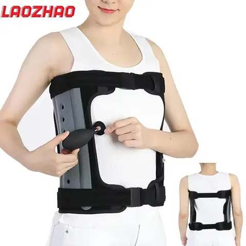 TLSO 성인용 고정 척추 버팀대, 요추 견인 장치, 척추 감압 장치용 등 스트레처, 요추 허리 벨트, 1 개