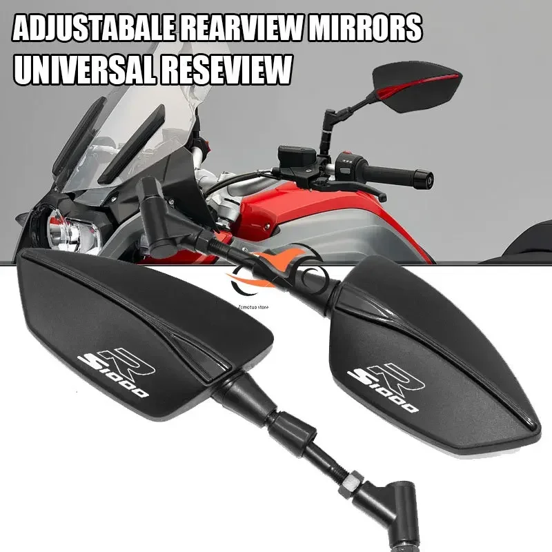 

For BMW S1000R S1000XR S1000 R S1000 XR S 1000 R XR S1000 XR Motorcycle Adjustabale Side Rearview Mirrors Universal Rearview