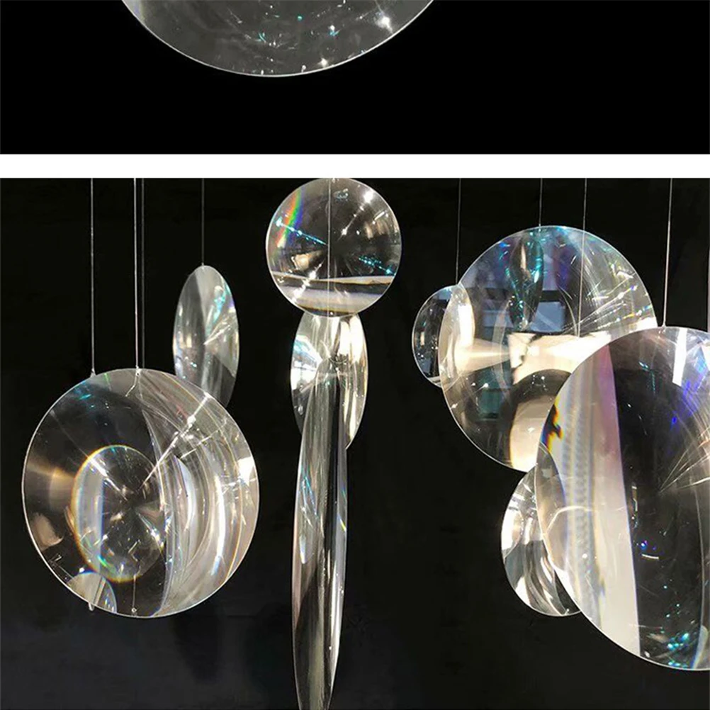 

Acrylic Mirrored Round Film Garland Wedding Decoration Hanging Anti-fall Travel