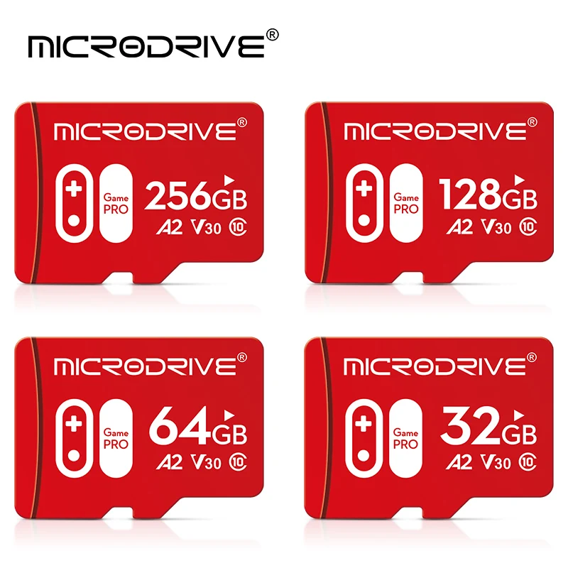 Memory card 16GB 32GB 64GB 128GB 256GB flash memory UHS-3 Micro Mini SD card suitable for 4K HD camera/TV/game/Gopro drone
