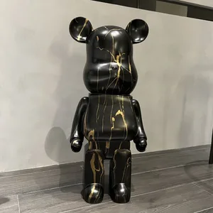 Figure esthétique d’ours Statue d’ours nordique Statue d’ours Sculpture Décoration de salon de luxe Ornement de maison Accessoires de bureau Statue des 12 meilleures vendeuses - No 9