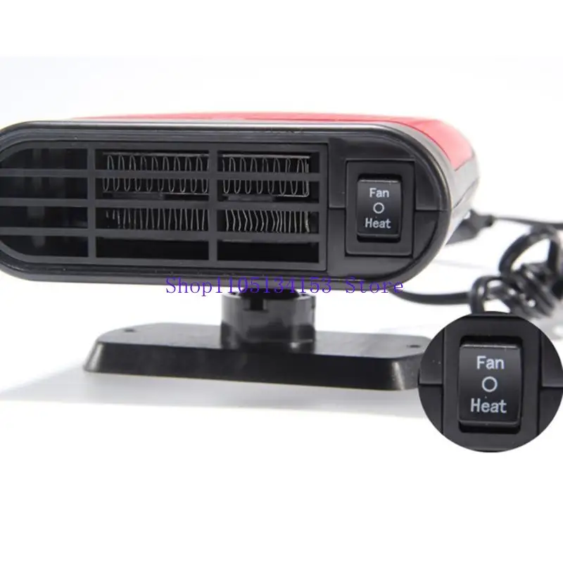 hg89 12V 150W Portable Car Heater Rapid Heating Dryer Windshield Defroster Hot Fan Warmer Air Blower Electric Window Demister