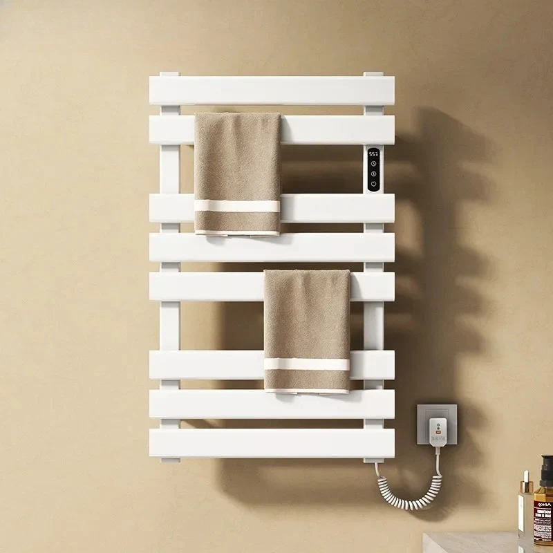 Electric towel rack Bathroom toilet Carbon fiber heating towel bar Intelligent constant temperature