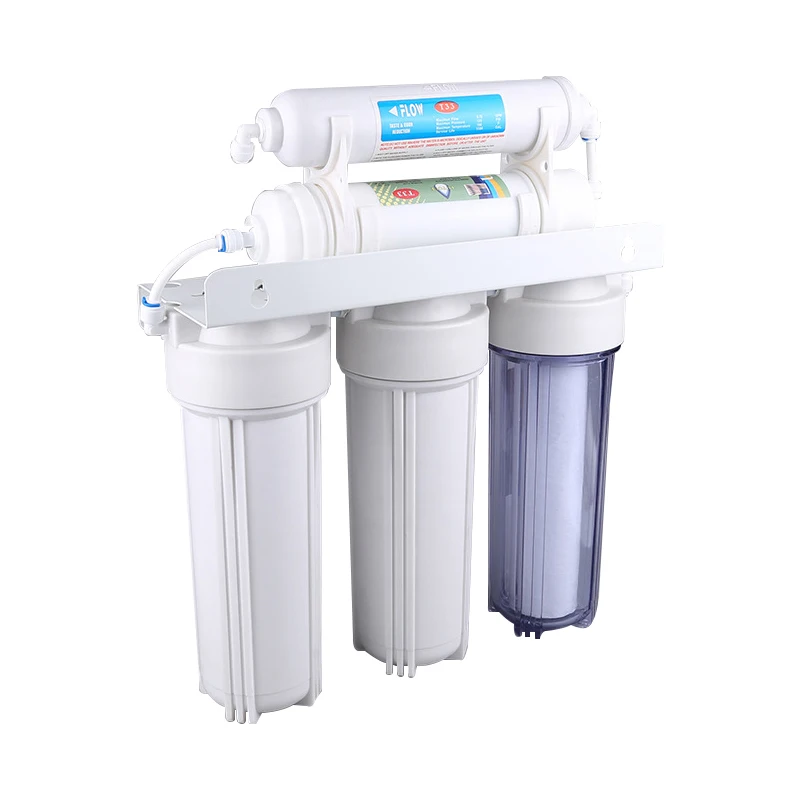 CAMAZ Five-Stage Household Water Purifier Machine Kitchen Water Filter USB/Electric/Battery Power Source Easy Desktop