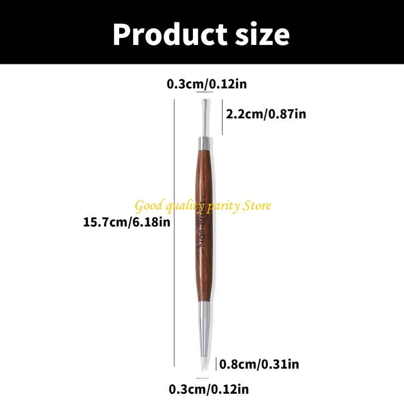 M4YA Creative Art Brushes kép kết thúc bút silicone nghệ thuật móng tay chuyên nghiệp nghệ thuật làm móng cho chính xác và
