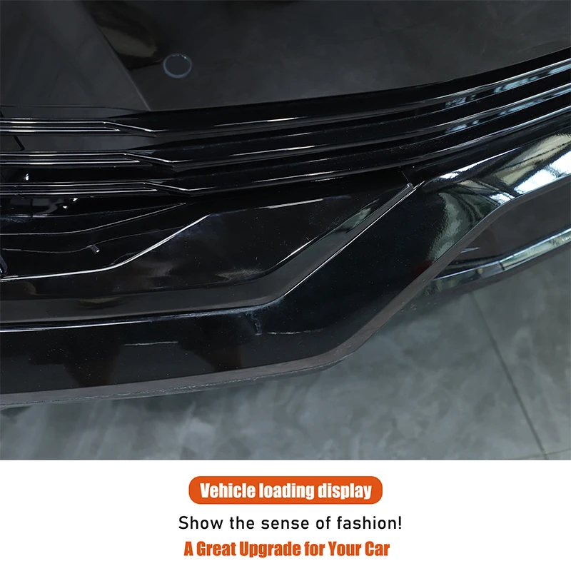 

2Pcs ABS Black For Cadillac Escalade 2021-2023 Front Daytime Running Light Under Trim Strip Exterior Modification Accessories