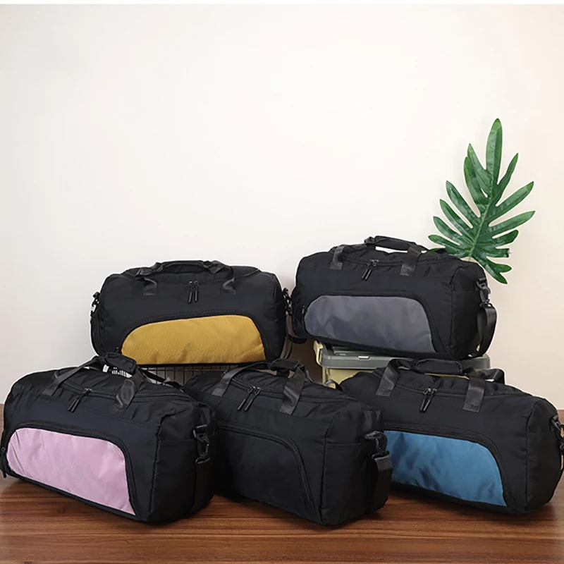 Yoga Bag Waterproof Sports Fitness Handbag Large capacity Travel Pack Single Shoulder Swimming Bags Dry Wet Separation Handbags