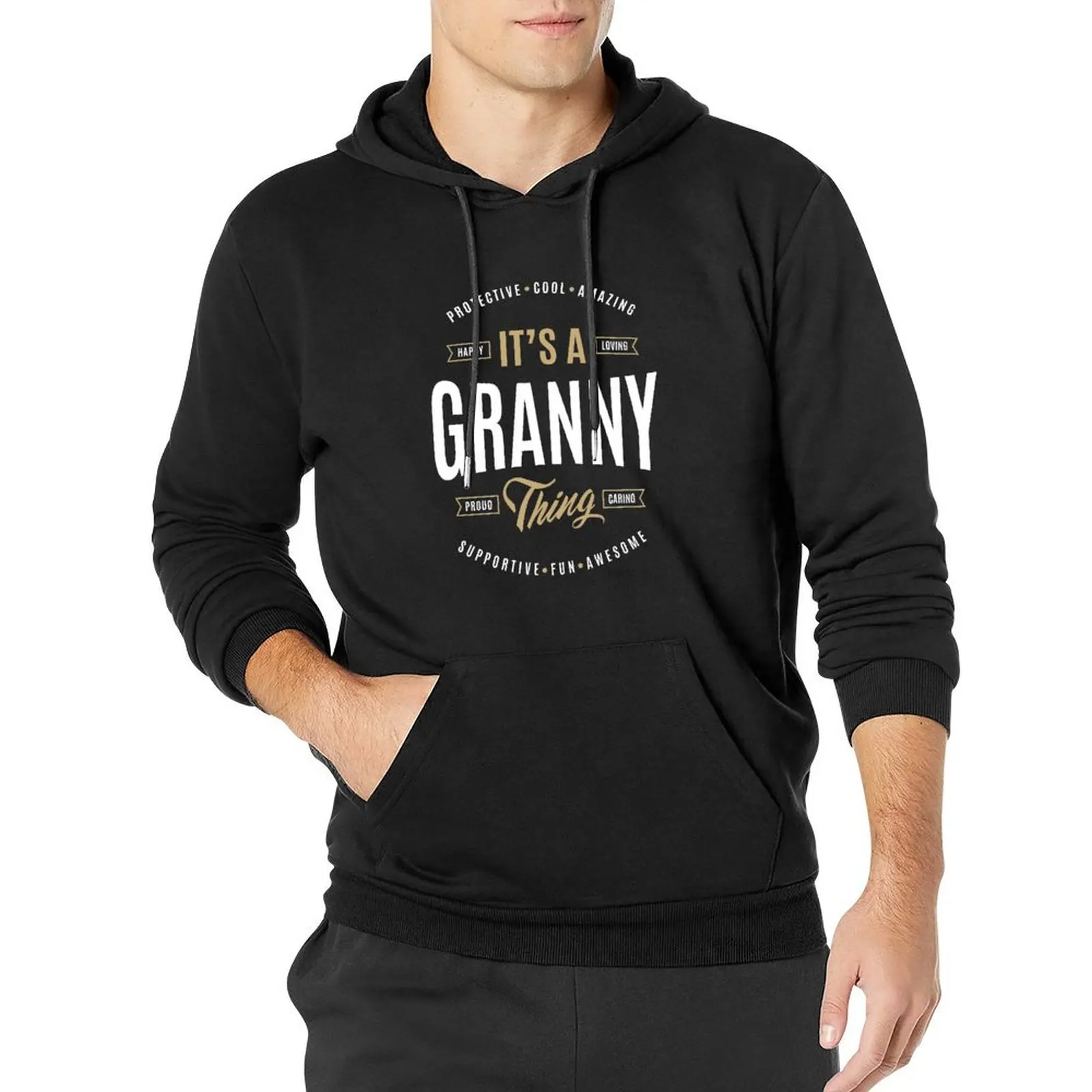 

Perfect Gifts Granny Pullover Hoodie male clothes men's coat graphic t shirts men mens hoodie