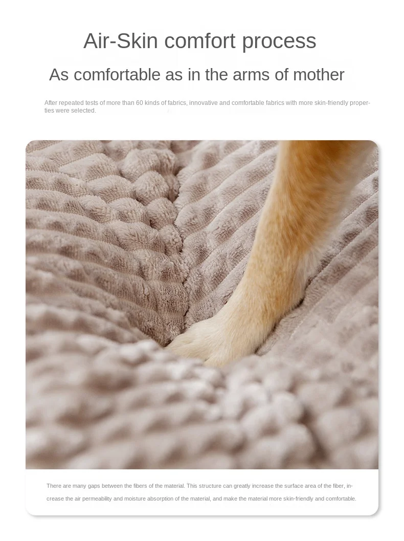 Neue Katze Bett Hund Haustier Bett Zwinger Nicht-Slip Winter Warme Kleine Hund Zwinger Schlafen Entfernt Gewaschen Weiche Welpen Kissen katze Liefert – Detail 8