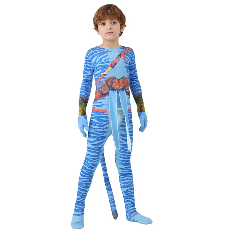 Bear House AA Costume per bambini Ragazza Ragazzo Bambino Avatar Il modo dell'acqua Alieno Cosplay Natale Halloween Nuovo 2025 WKD001