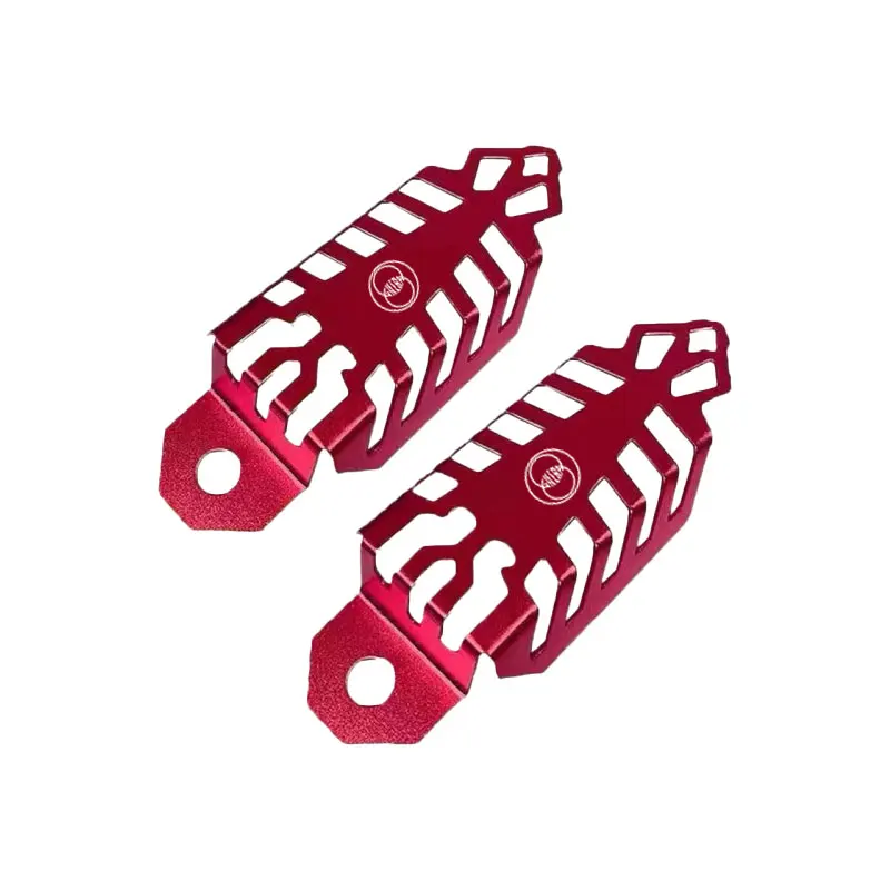 For Gilera GP800 Fuoco Nexus 500 Runner 50 125 200 Motorcycle Shock Absorber Guard Cover Aluminum Alloy Skeleton Protector 2Pcs