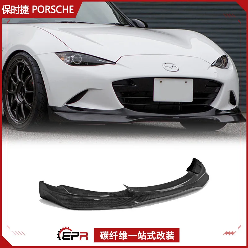 

Подходит для Mazda MX5 ND5RC GRD, передняя губа из углеродного волокна, передняя лопата, подбородок, модернизация