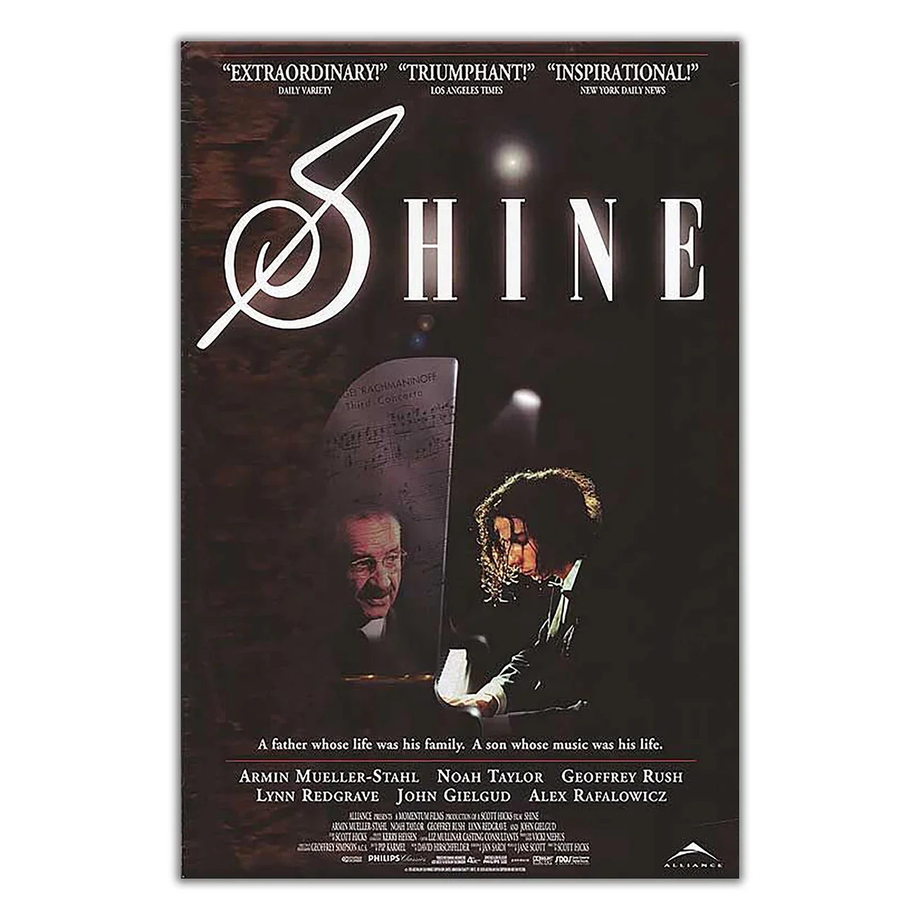 WM3305 Shine (2) Called Horse Classic Movie HD Silk Fabric Poster Art Decor Indoor Painting Gift
