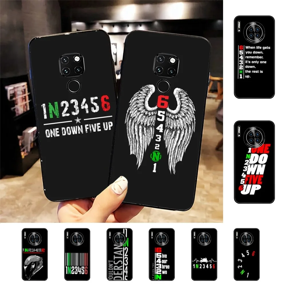 Luxury 1N23456 Motorcycle Phone Case For Huawei Mate 10 20 30 40 50 lite pro Nova 3 3i 5 6 SE 7 pro 7SE