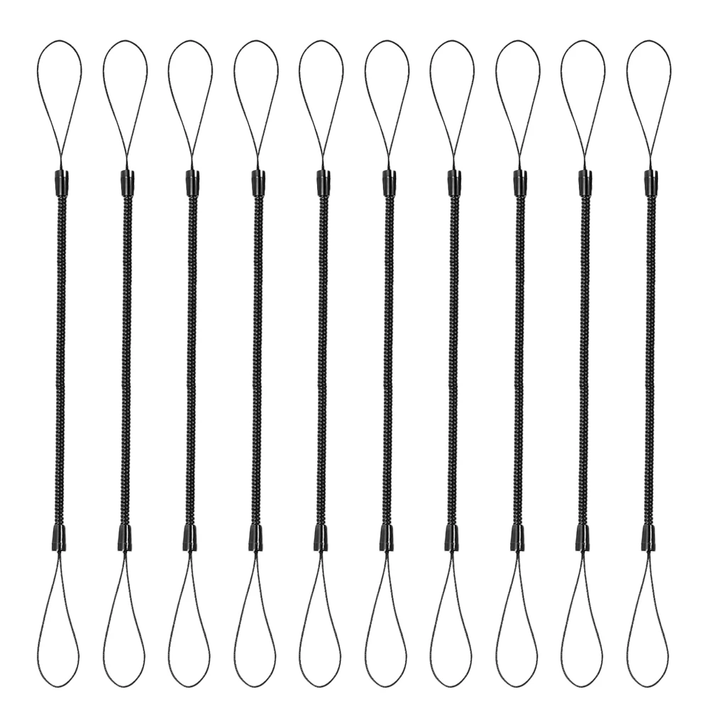 

10Pcs Elastic Pen Lanyard Retractable Stylus Tether Anti-Drop Cord for Touchscreen Devices Writing Tools Accessories