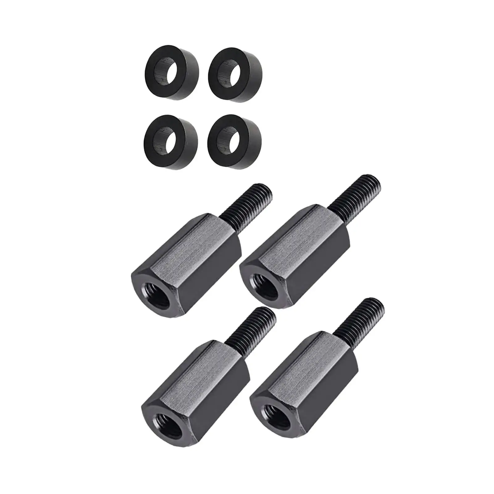 

4 Pieces Seat Risers Metal Directly Replace Easy Installation UTV Seat Lift for Can AM Maverick x3 All Years Accessories