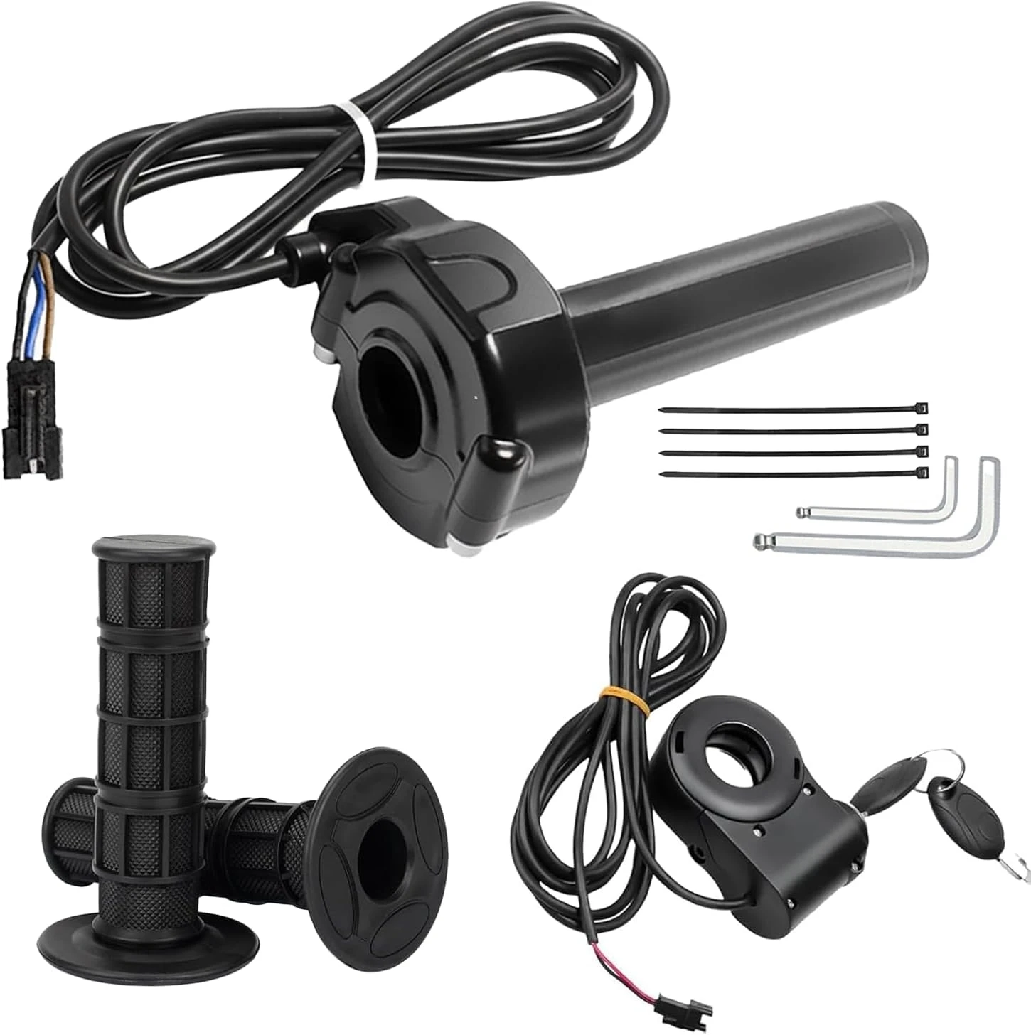 

Full Twist Throttle with Rolling Bearing Full Twist Throttle with Key Ignition for Ridstar Q20/Q20 PRO Ebike Electric Dirt Bike